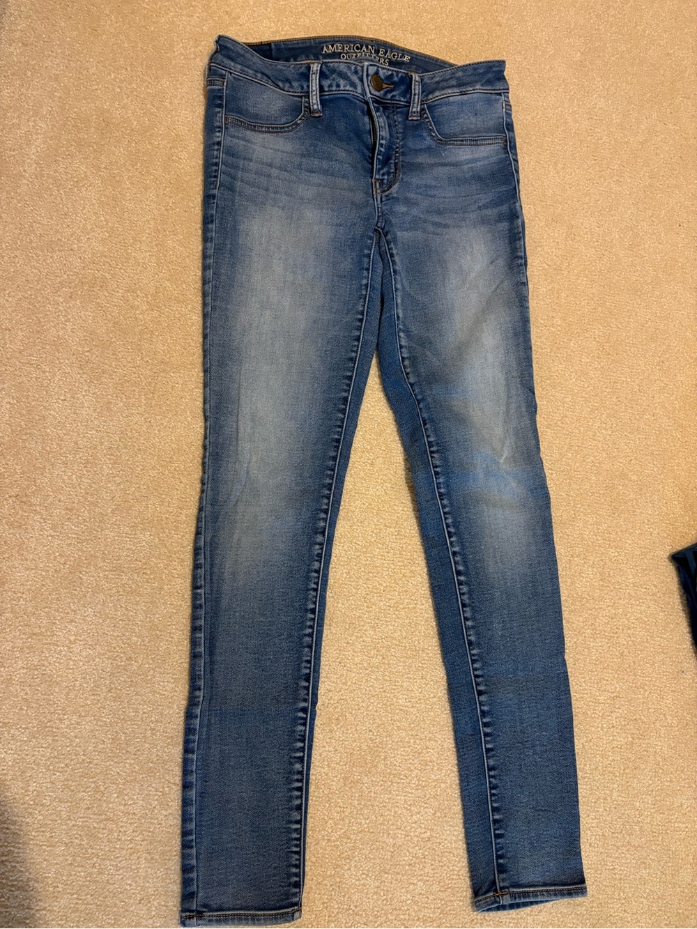 American Eagle Outfitters Women's Medium Blue Skinny Jeans